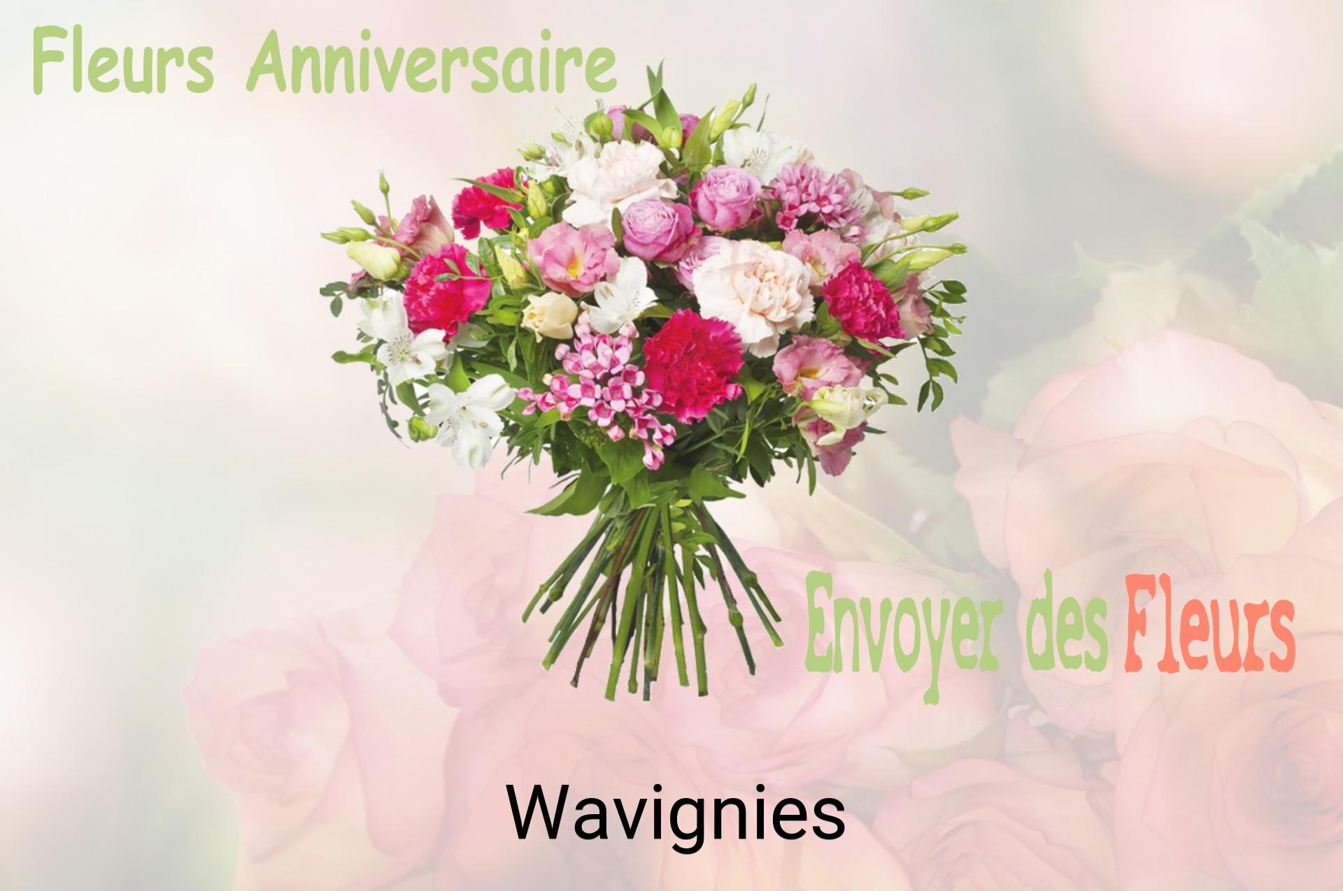 Bouquet de fleurs d’anniversaire livré à Wavignies